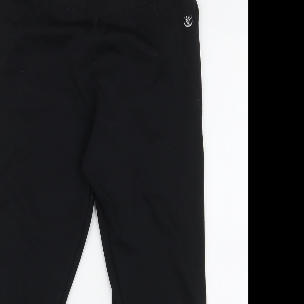 Womens UK Size M Dunnes Stores Slim Fit Capri Black Leggings