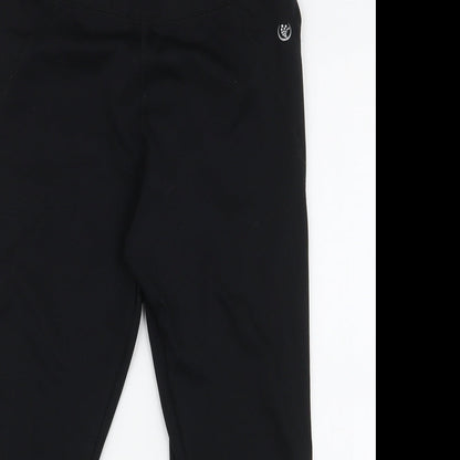 Womens UK Size M Dunnes Stores Slim Fit Capri Black Leggings