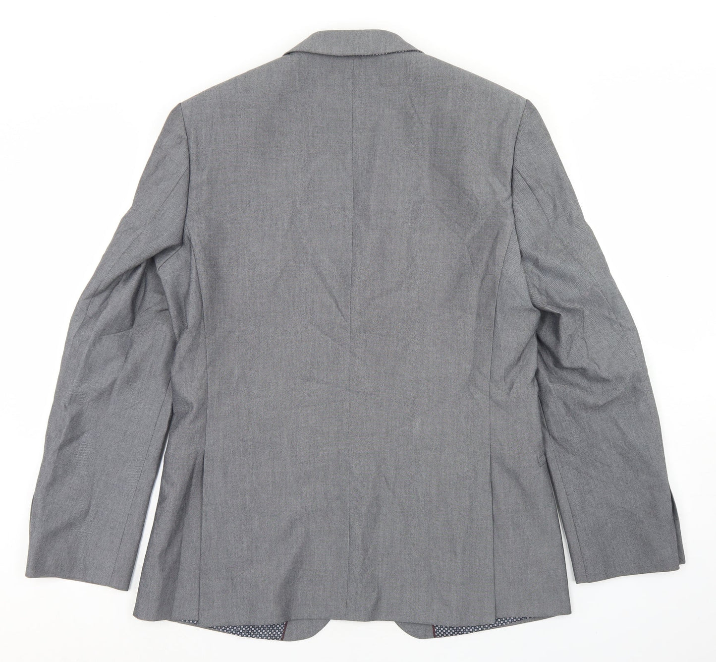Mens UK Size 40 Limehaus Regular Grey Suit Jacket