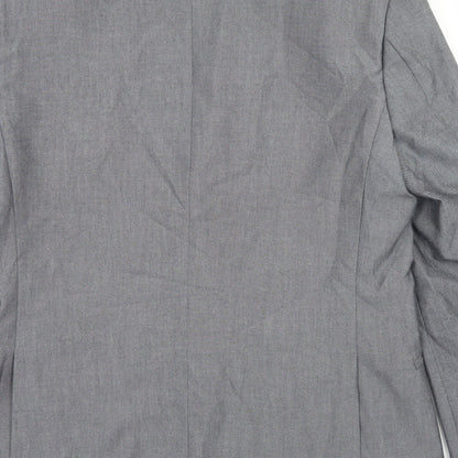 Mens UK Size 40 Limehaus Regular Grey Suit Jacket