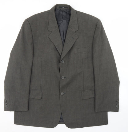 Mens UK Size 44 Ciro Citterio Regular Grey Suit Jacket