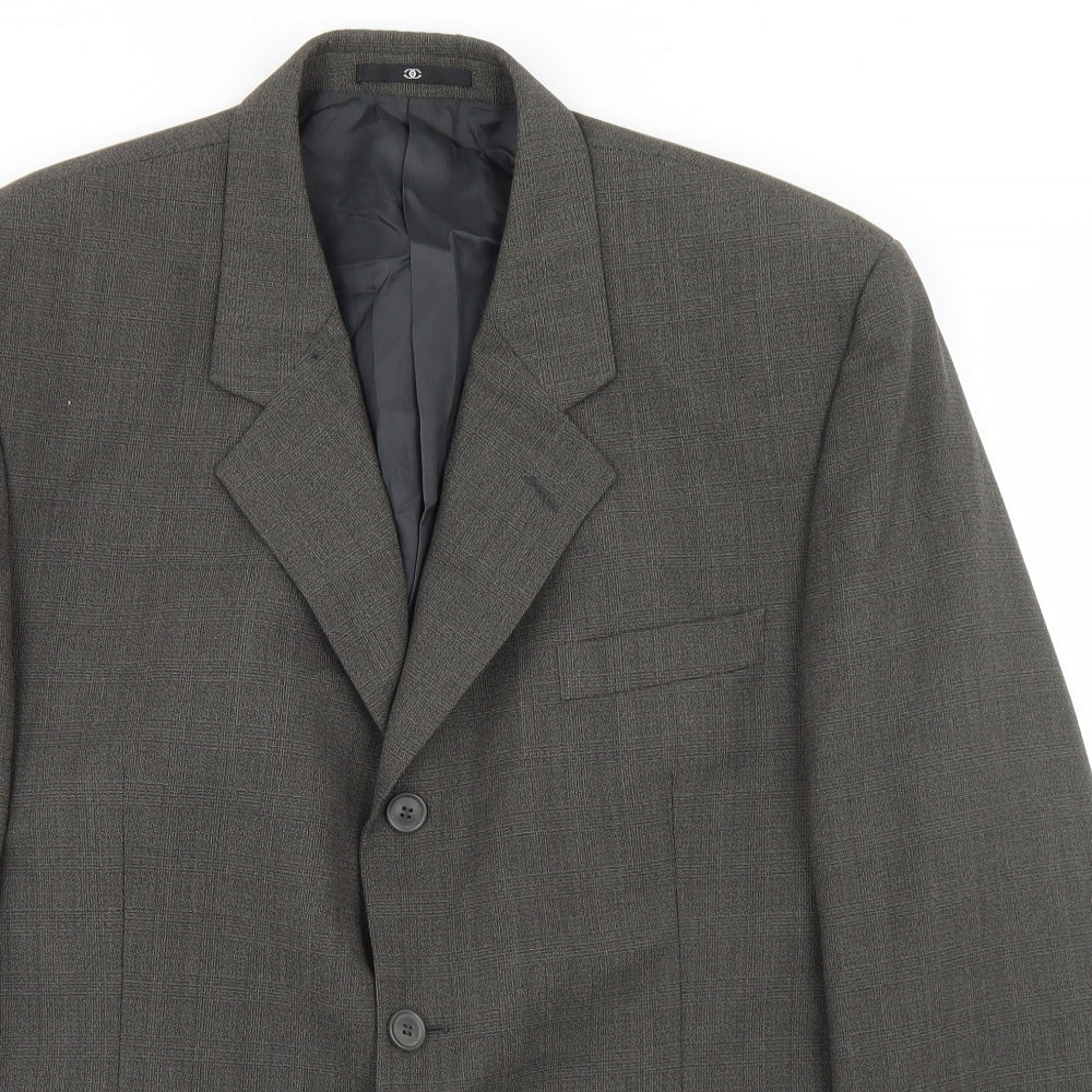 Mens UK Size 44 Ciro Citterio Regular Grey Suit Jacket