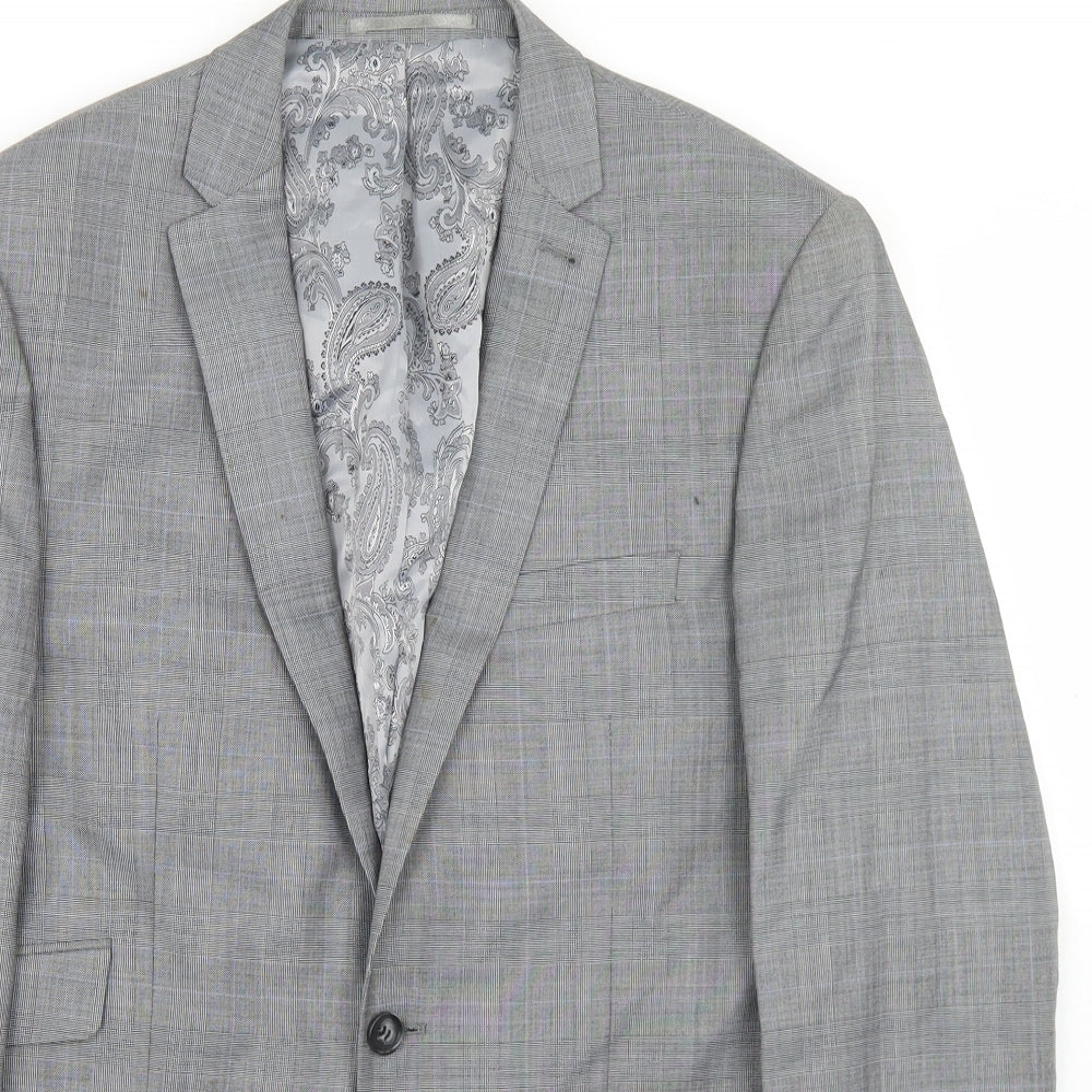 Mens UK Size 38 Taylor & Wright Regular Grey Suit Jacket