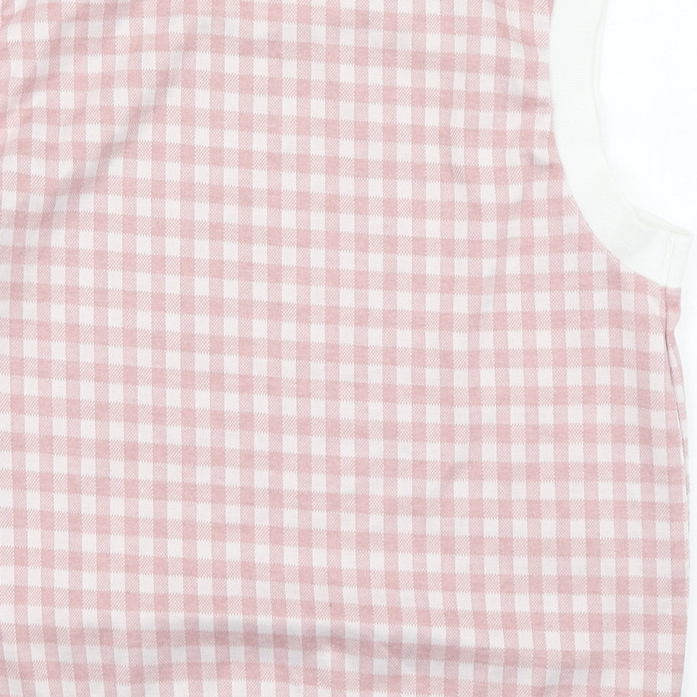 Womens UK Size 14 New Look Pink Basic Tank