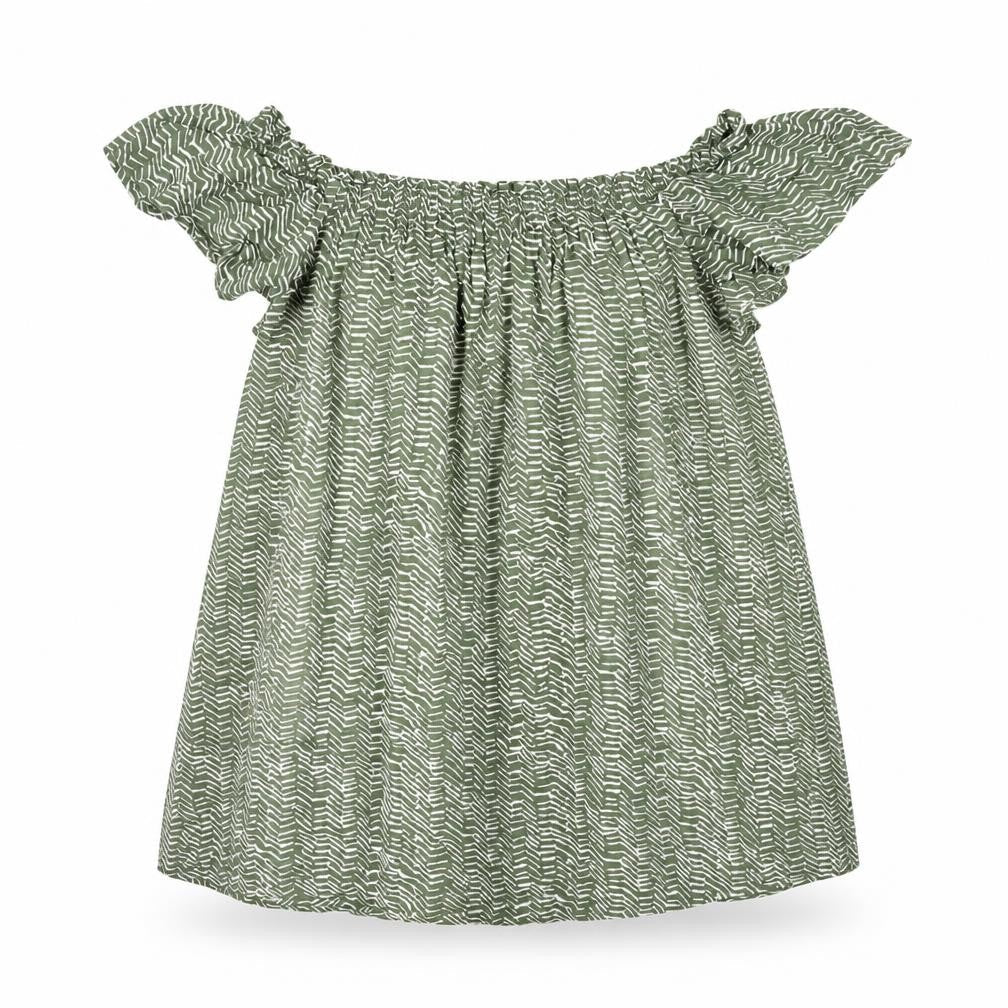 Womens UK Size 8 Primark Green Basic Blouse