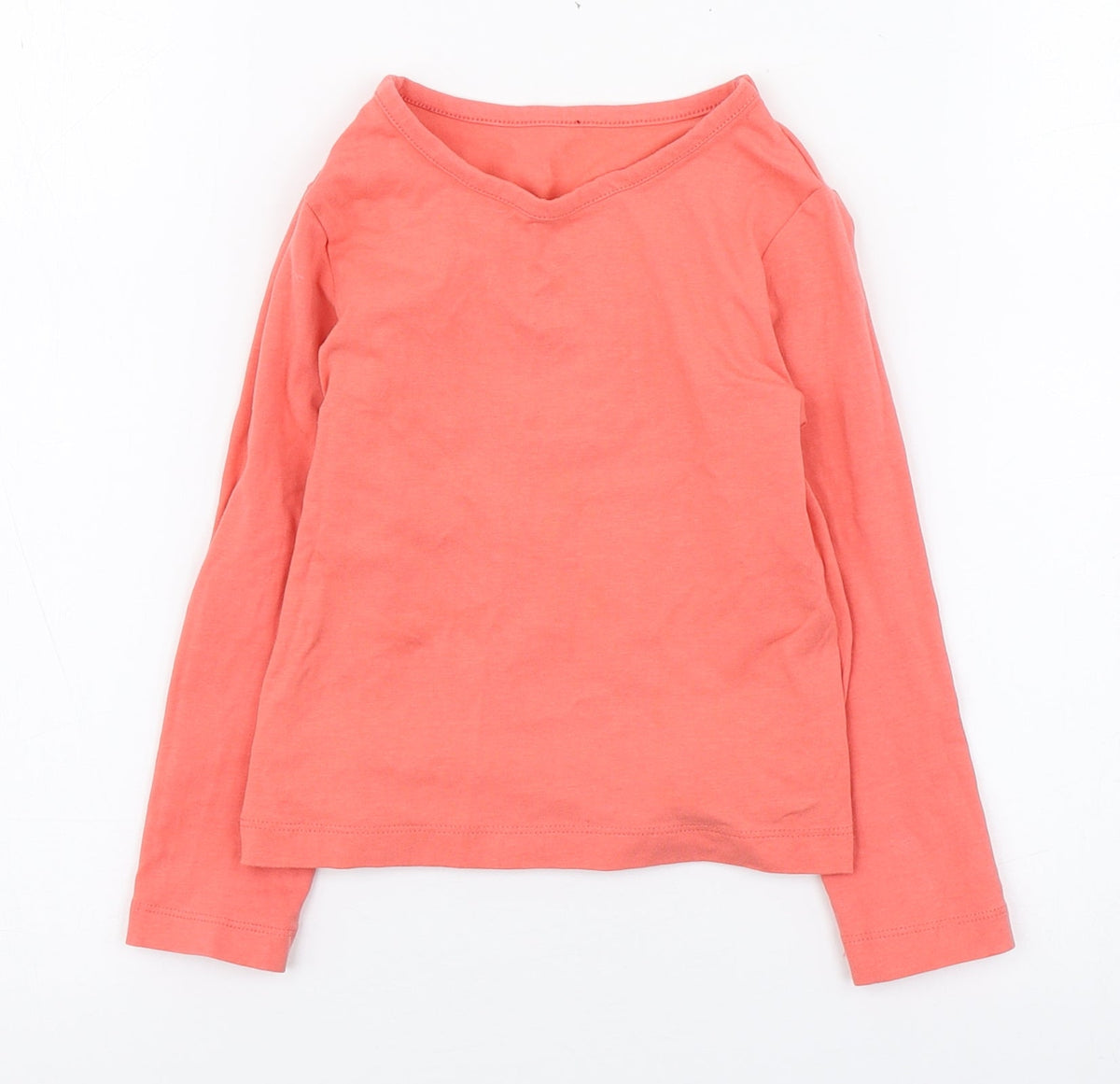 Additional front view of St Bernard girls’ pink cotton basic t-shirt, size 3, years round neck pullover