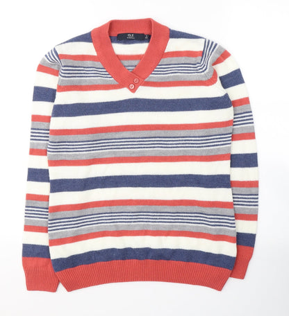 Womens UK Size 10 Isle Multicoloured Pullover Jumper