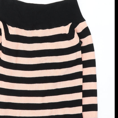 Womens UK Size 12 Miss Selfridge Black Jersey Blouse