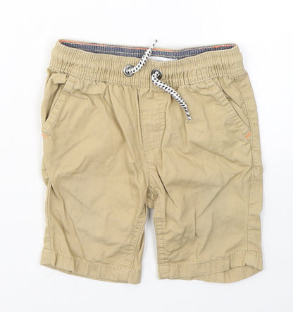 Blue Zoo Boys Beige  Cotton Capri Trousers Size 12-18 Months  Pullover