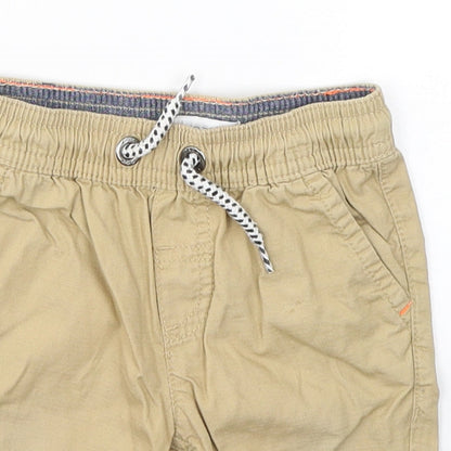 Blue Zoo Boys Beige  Cotton Capri Trousers Size 12-18 Months  Pullover