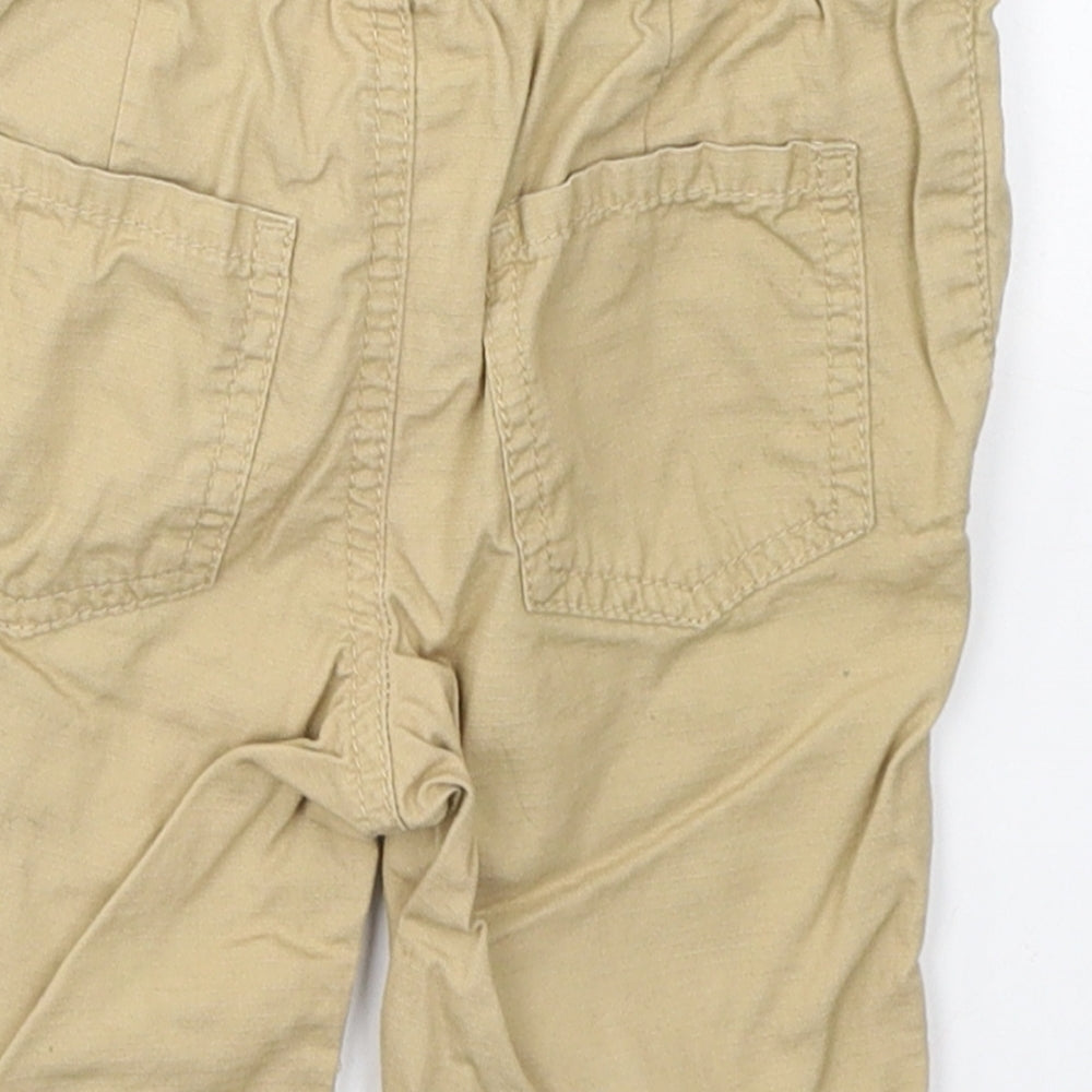 Blue Zoo Boys Beige  Cotton Capri Trousers Size 12-18 Months  Pullover