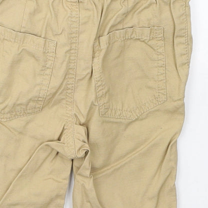 Blue Zoo Boys Beige  Cotton Capri Trousers Size 12-18 Months  Pullover