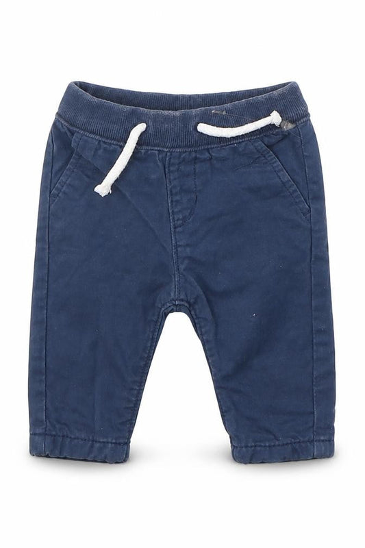 NEXT Boys Blue  Cotton Capri Trousers Size 0-3 Months  Pullover