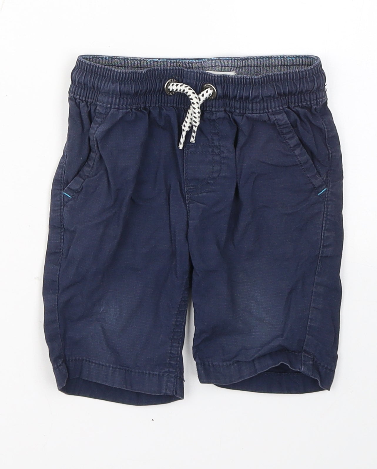 Blue Zoo Boys Blue  Cotton Cargo Jeans Size 12-18 Months  Pullover