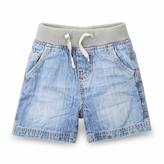 Urban Rascals Baby Blue  Cotton Cropped Jeans Size 18-24 Months  Pullover