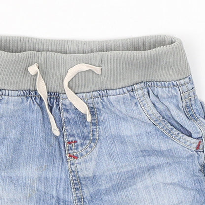 Urban Rascals Baby Blue  Cotton Cropped Jeans Size 18-24 Months  Pullover