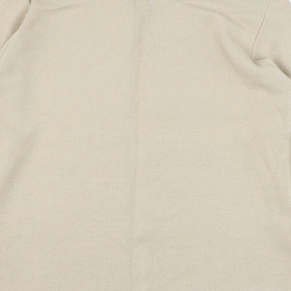 Autonomy Womens Beige Round Neck  Acrylic Cardigan Jumper Size S