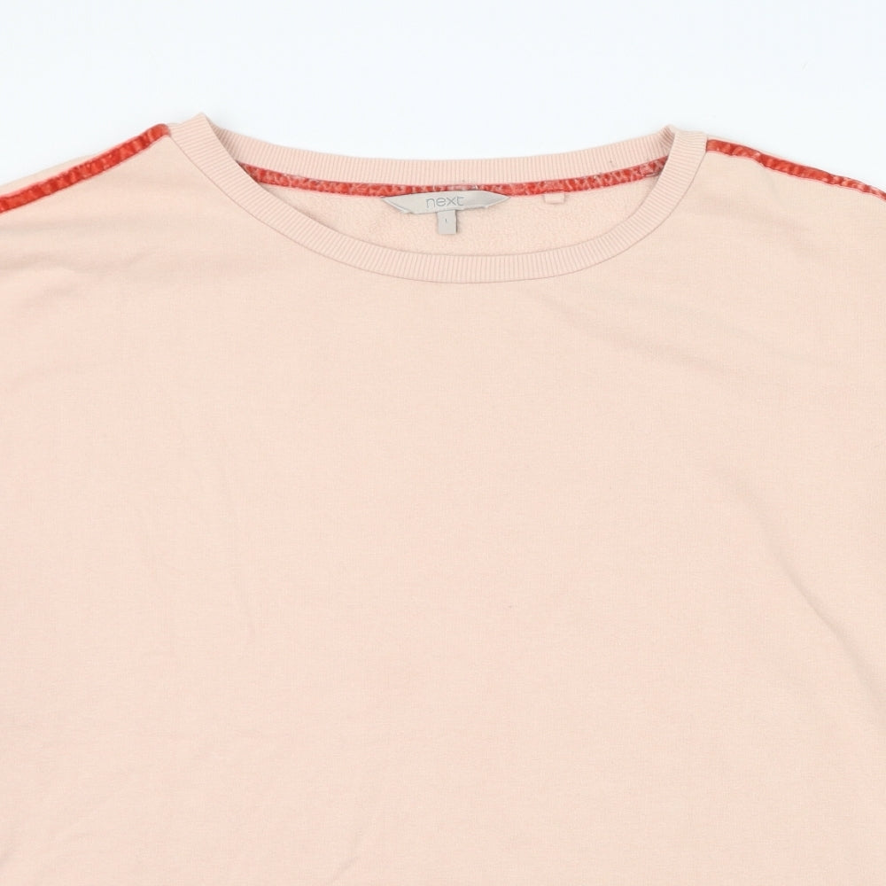 Womens UK Size L NEXT Pink Pullover Sweatshirt