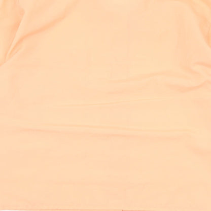Womens UK Size 18 Littlewoods Orange Basic Button-Up