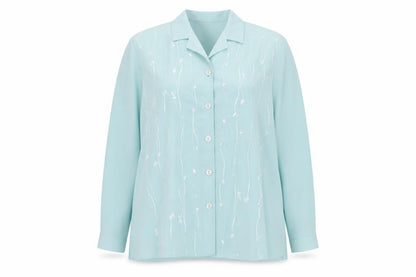 Womens UK Size 16 Your Sixth Sense Green Basic Button-Up