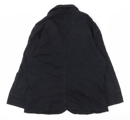 George Womens Black   Jacket  Size 12  Button