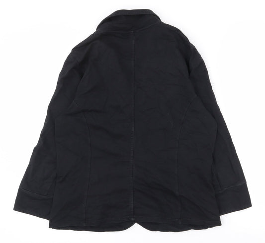 George Womens Black   Jacket  Size 12  Button