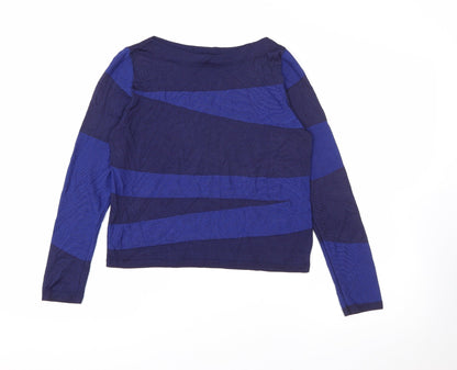 Womens UK Size 10 Marks and Spencer Blue Pullover Jumper