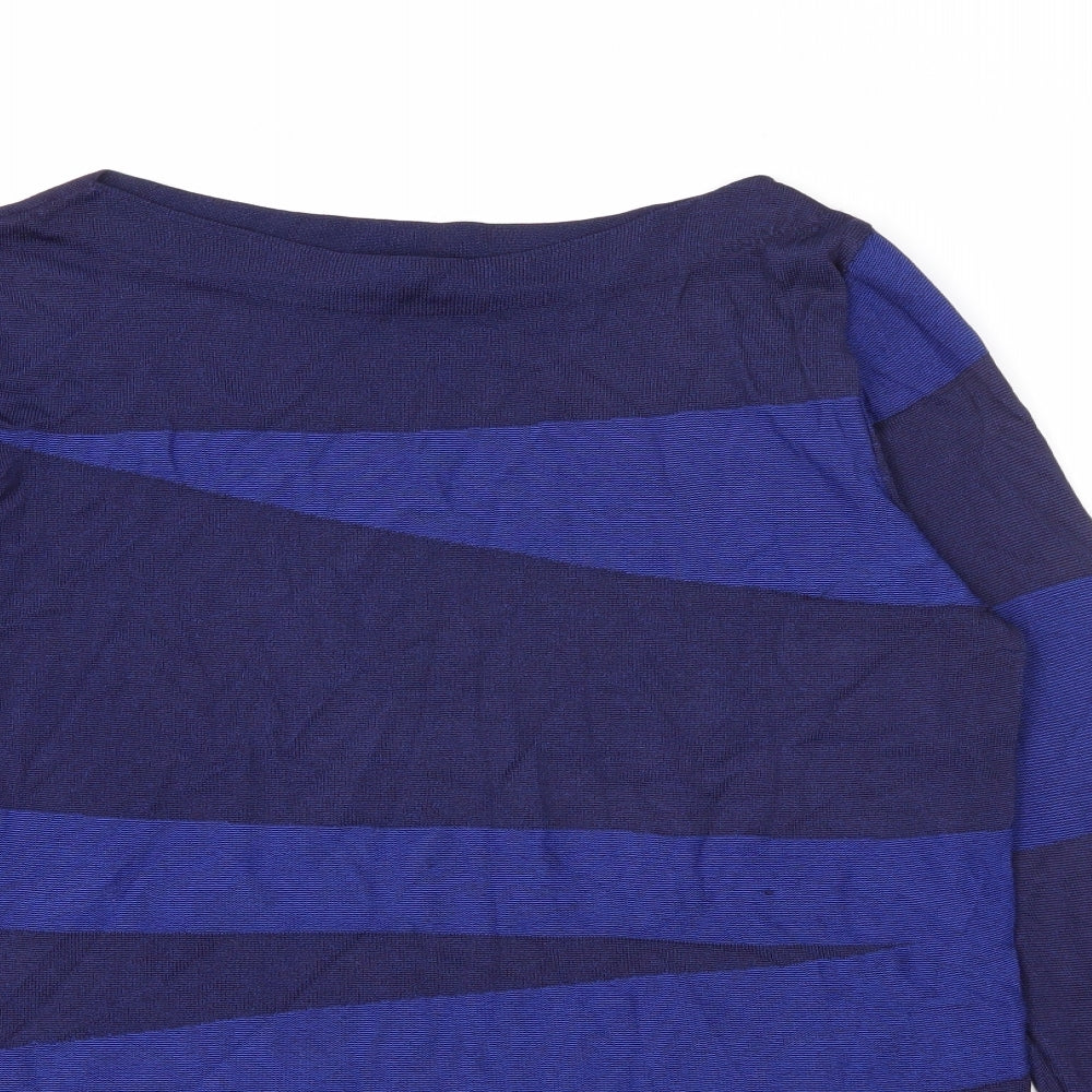 Womens UK Size 10 Marks and Spencer Blue Pullover Jumper