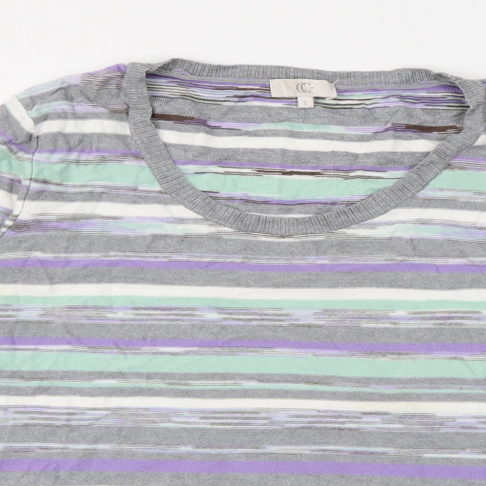Womens UK Size S CC Multicoloured Pullover Jumper