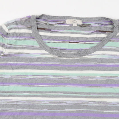 Womens UK Size S CC Multicoloured Pullover Jumper