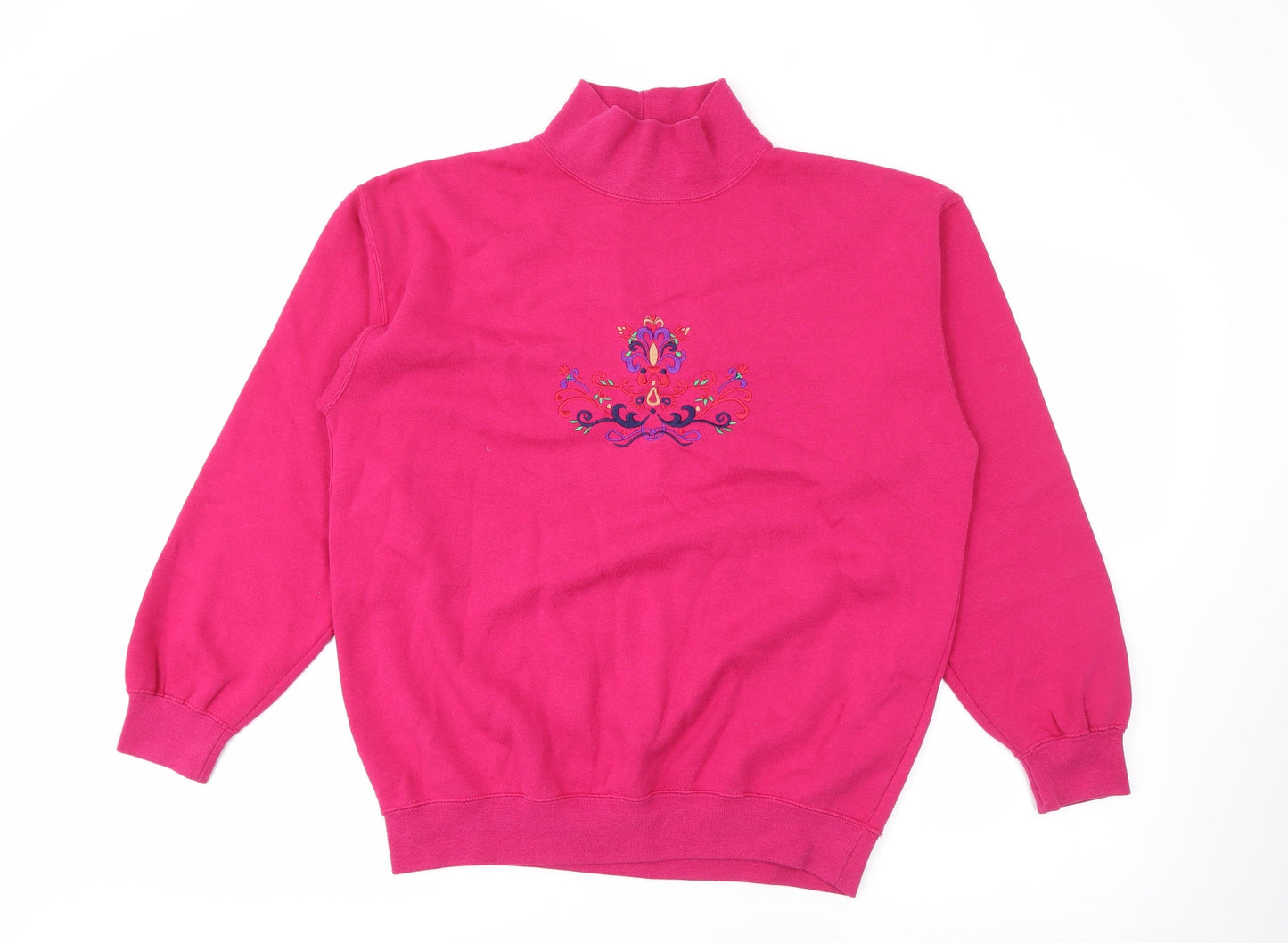 Hunt Club Womens Pink  Polyester Pullover Sweatshirt Size S