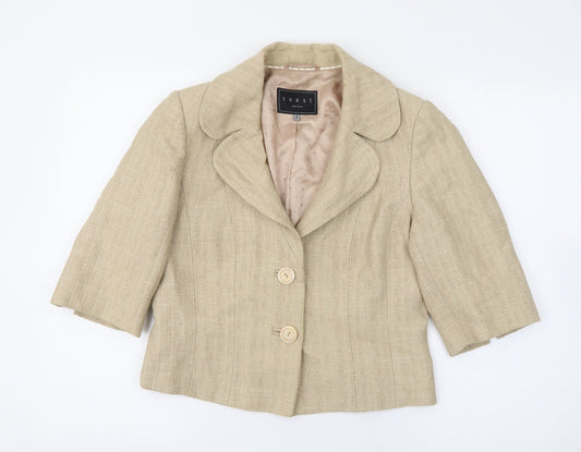 Womens UK Size 12 Coast Beige Jacket