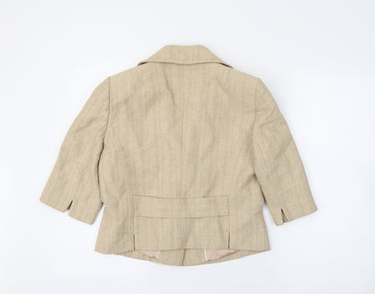 Womens UK Size 12 Coast Beige Jacket