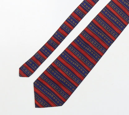 Mens Burton Multicoloured Striped  Pointed Tie