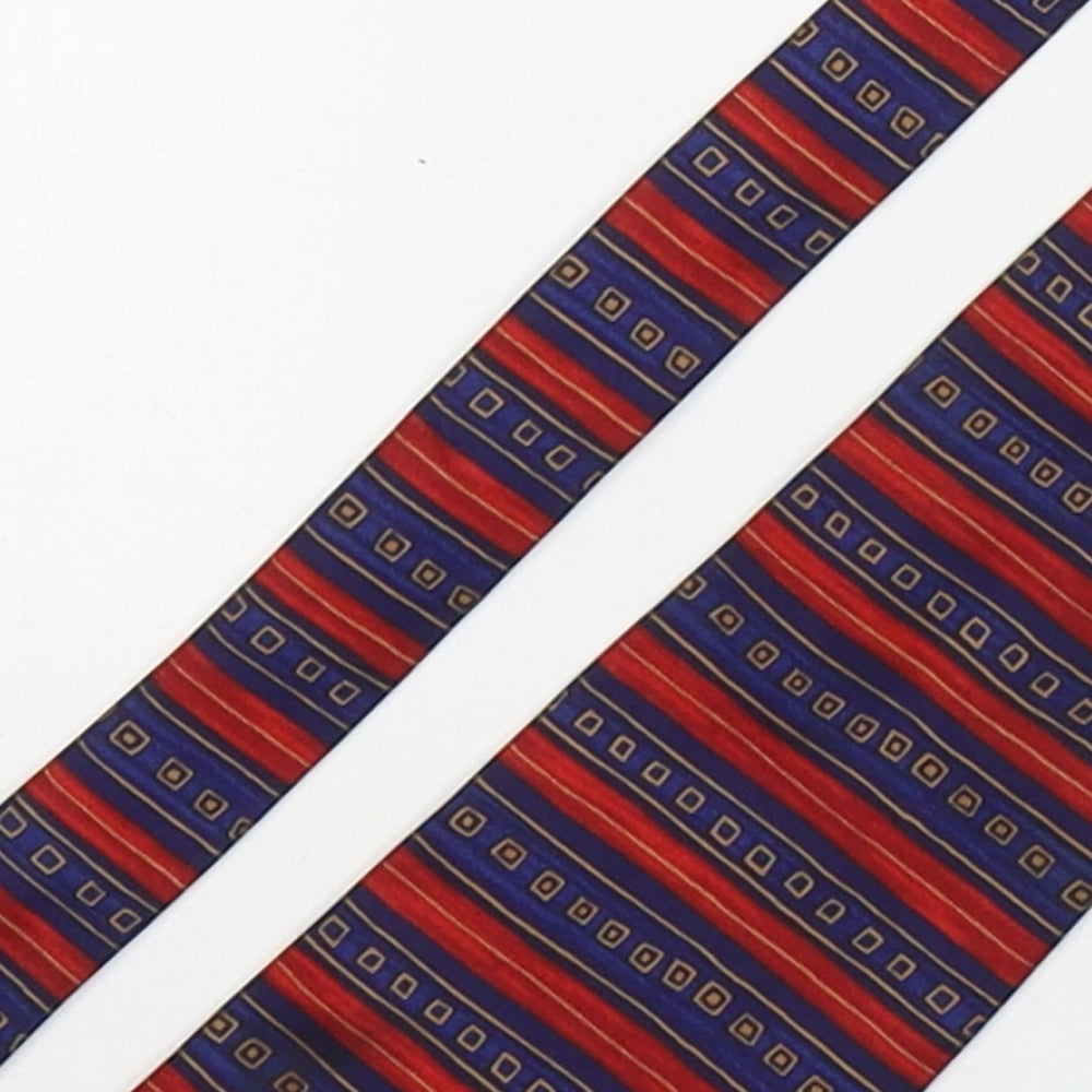Mens Burton Multicoloured Striped  Pointed Tie