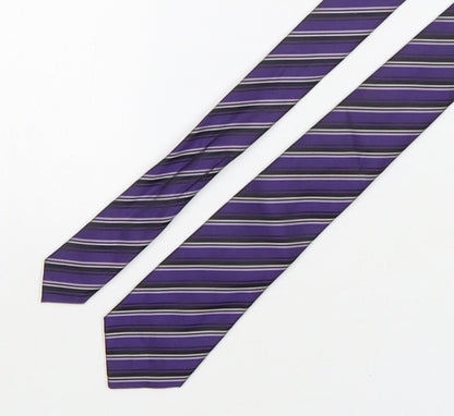 Mens Burton Multicoloured Striped  Pointed Tie