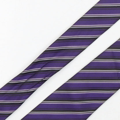 Mens Burton Multicoloured Striped  Pointed Tie
