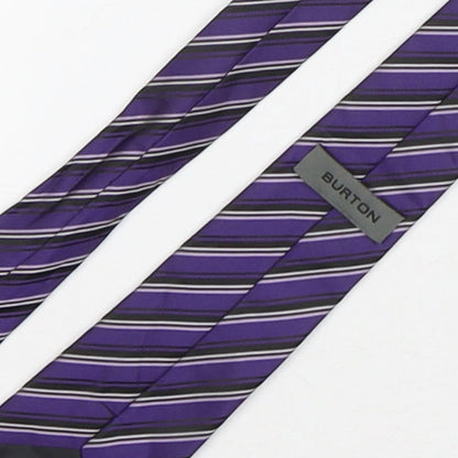 Mens Burton Multicoloured Striped  Pointed Tie