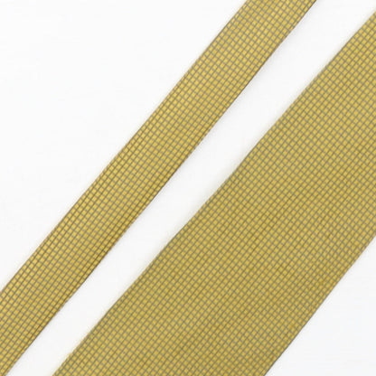 Mens BHS Yellow Grenadine  Pointed Tie