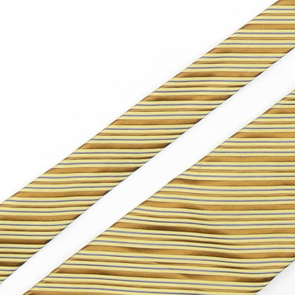 Jim Thompson  Mens Multicoloured Striped Silk Pointed Tie One Size