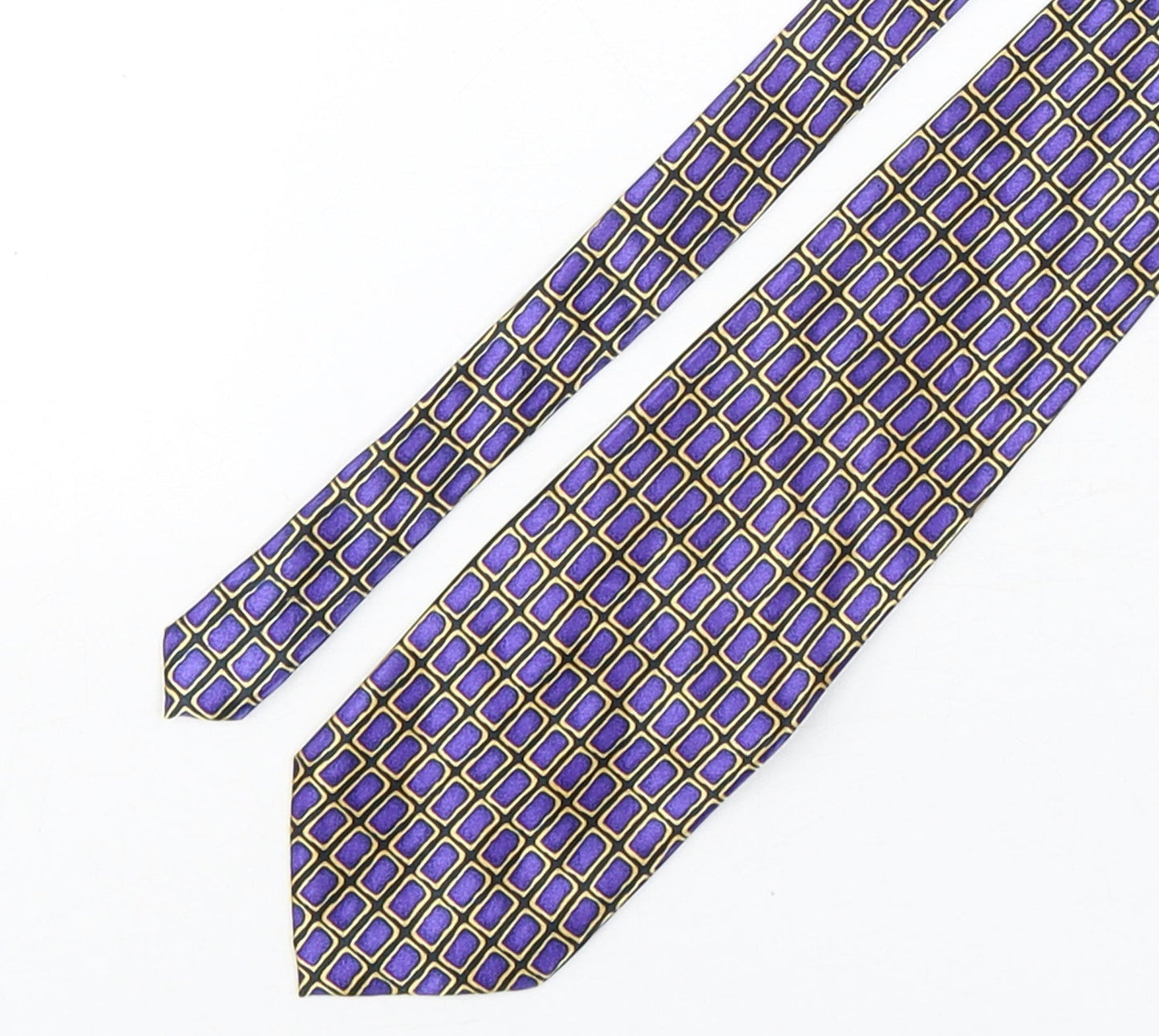 Mens Debenhams Multicoloured Geometric  Pointed Tie