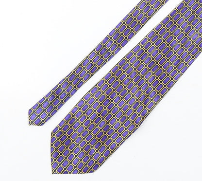 Mens Debenhams Multicoloured Geometric  Pointed Tie