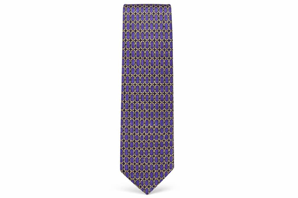 Mens Debenhams Multicoloured Geometric  Pointed Tie