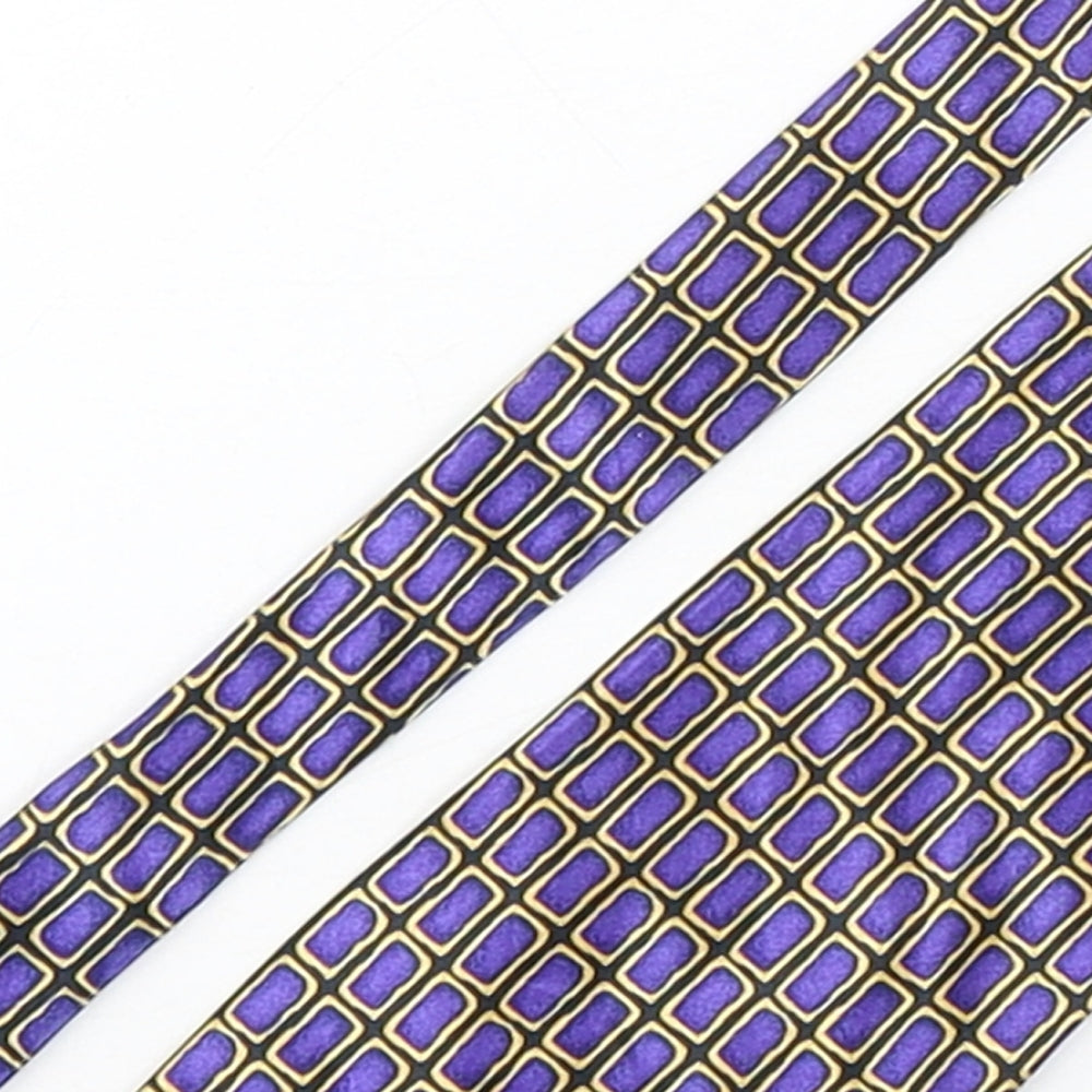 Mens Debenhams Multicoloured Geometric  Pointed Tie