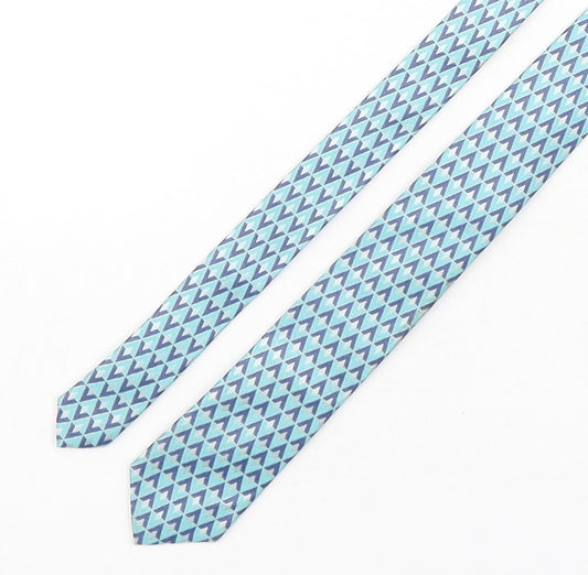 NEXT Mens Multicoloured Geometric Silk Pointed Tie One Size