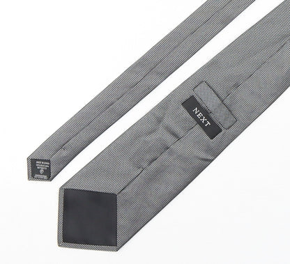 NEXT Mens Multicoloured Plaids & Checks Silk Pointed Tie One Size