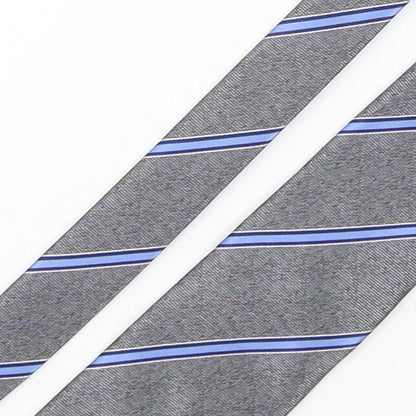 Mens Greenwoods Multicoloured Striped  Pointed Tie