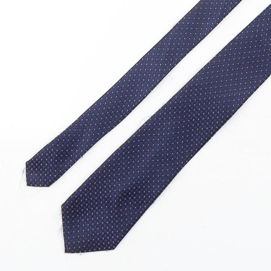 Scott & Taylor Mens Multicoloured Geometric Polyester Pointed Tie One Size