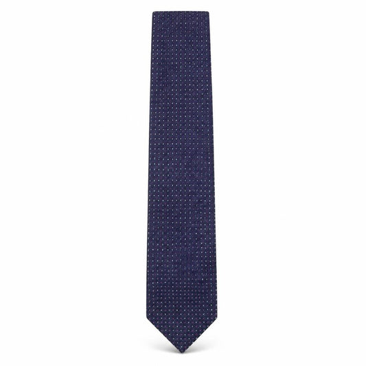 Front view of Scott & Taylor men’s multicoloured geometric polyester pointed tie one size