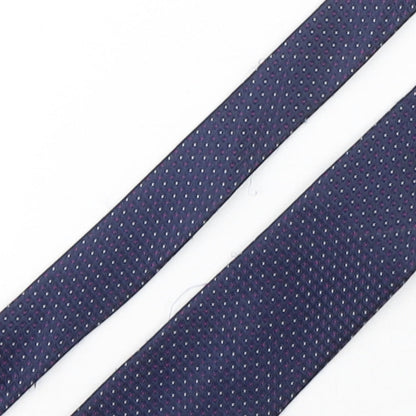 Scott & Taylor Mens Multicoloured Geometric Polyester Pointed Tie One Size